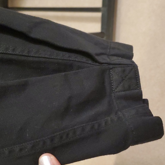 Banana Republic Black cropped cargo jeans size 18, Cotton - Picture 5 of 8